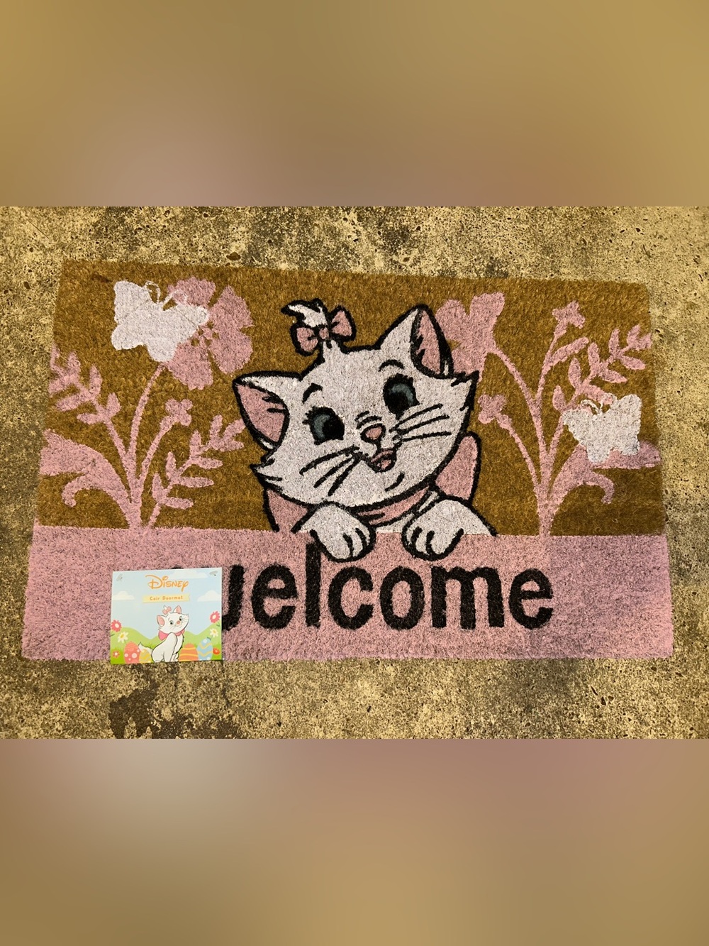 Disney Aristocats Welcome Doormat